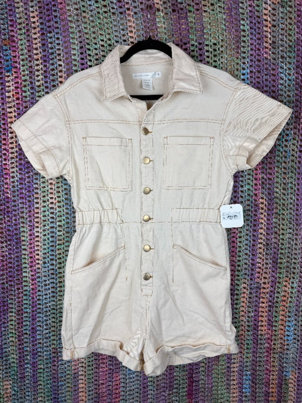 Altar'd State Denim Romper NWT (Size S) - Picture 1 of 5